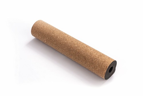Cork Yoga Exercise Mat | Natural Sustainable Cork Resists Sweat and Odors| Eco Friendly TPE Backing